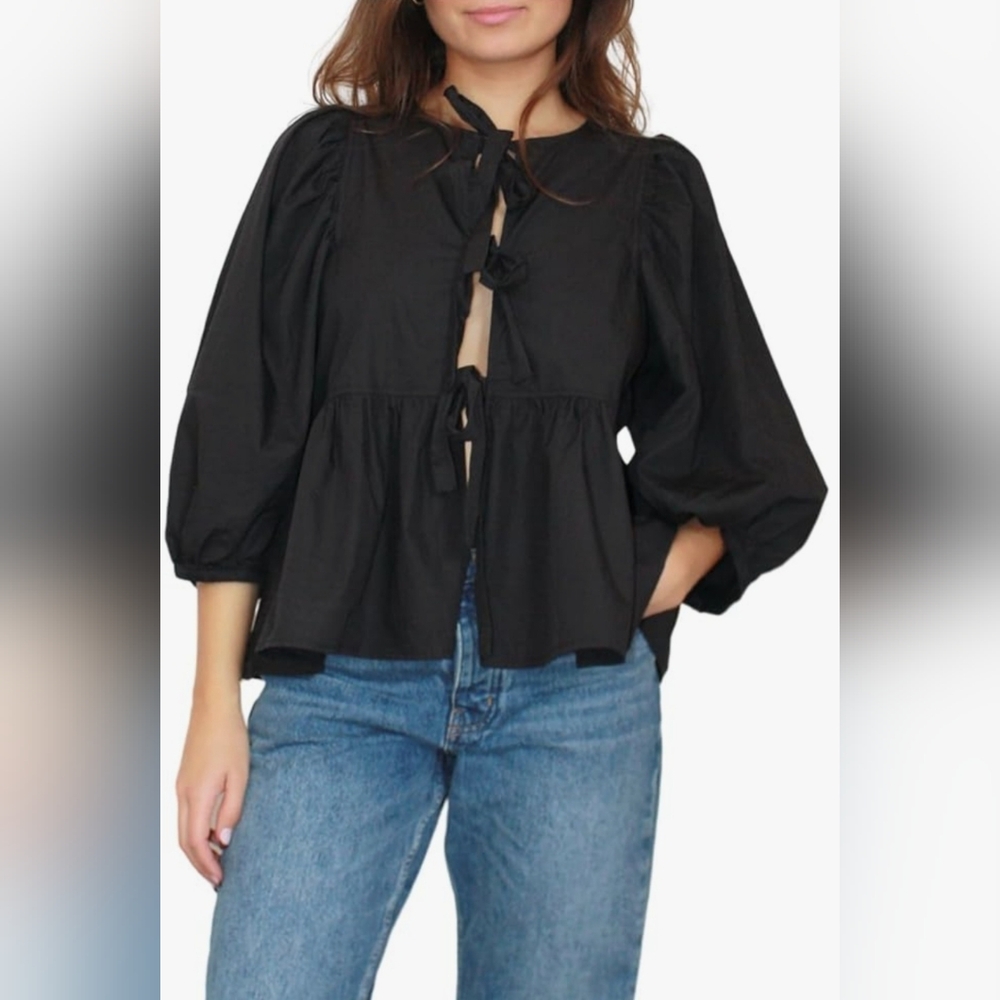 CASLY LAMIIT Black Women's Top S